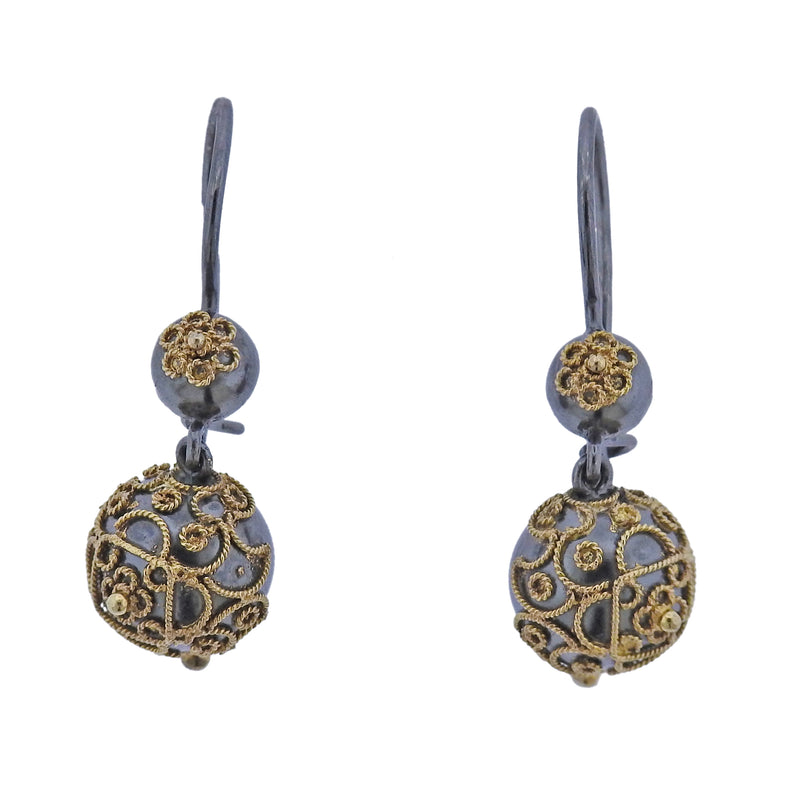 Charming Taxco Silver Filigree Earrings - $58.00 : Mexico Sterling Silver  Jewelry, Proudly from Mexico to the world.